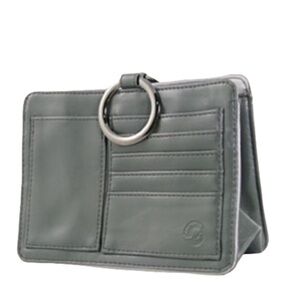 Charcoal Chic Outback Leatherette Pouchee Purse Organizer